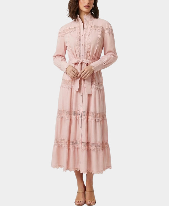 Maxi Dress w/ Crochet Lace Trim view 1