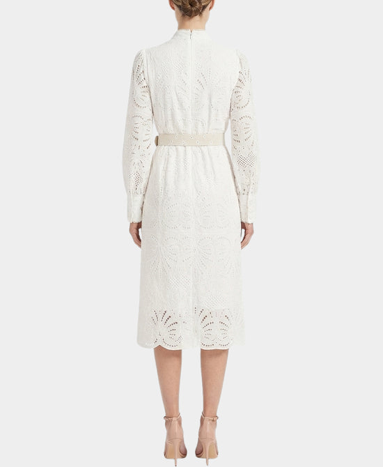 Crochet Lace Midi Dress view 2