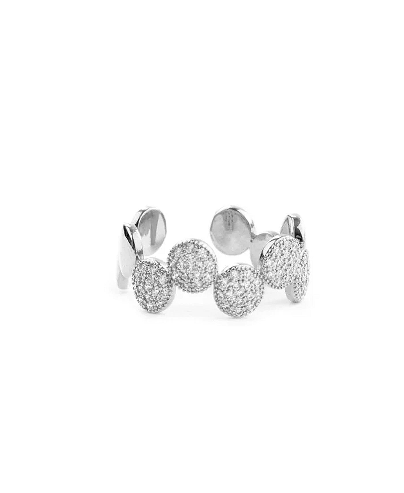 Cubic Zirconia Circle Ring view 1