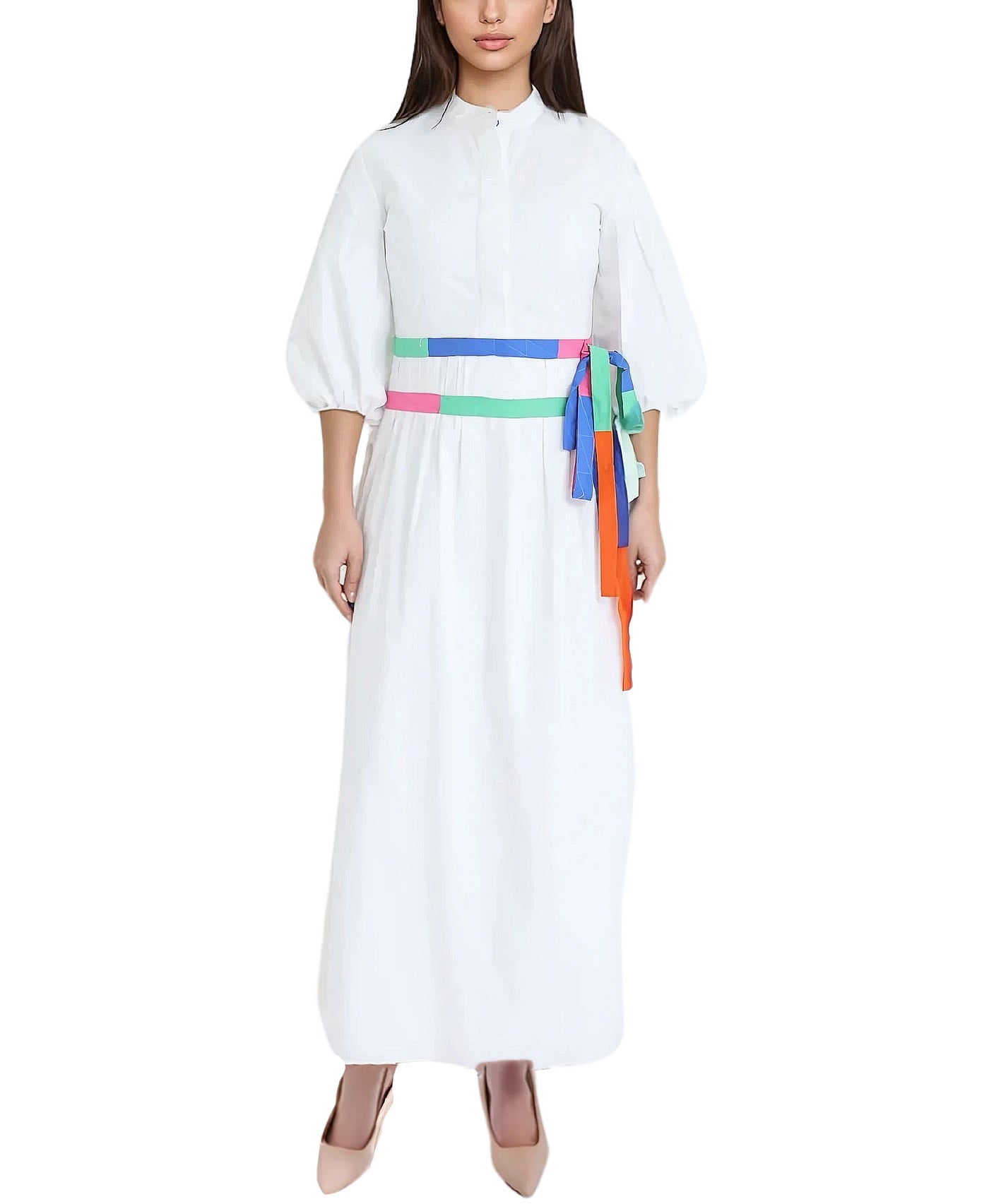 Color Block Maxi Dress view 1