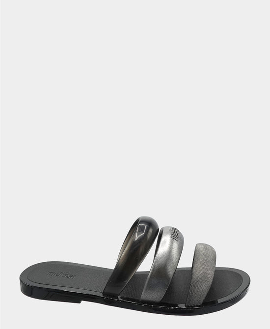 Metallic Band Jelly Sandal view 1