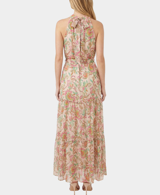 Printed Halter Maxi Dress view 2