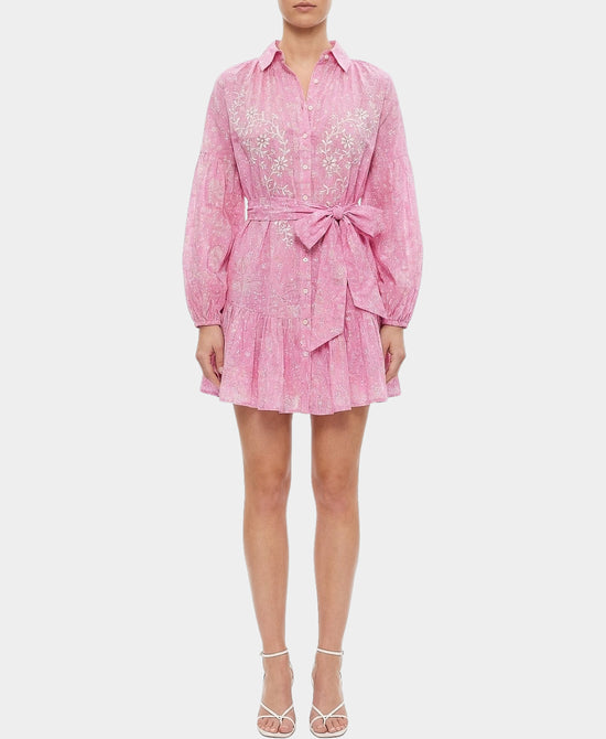 Printed Dress w/ Sequins view 1