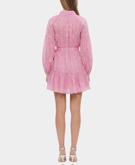 Printed Dress w/ Sequins view 2