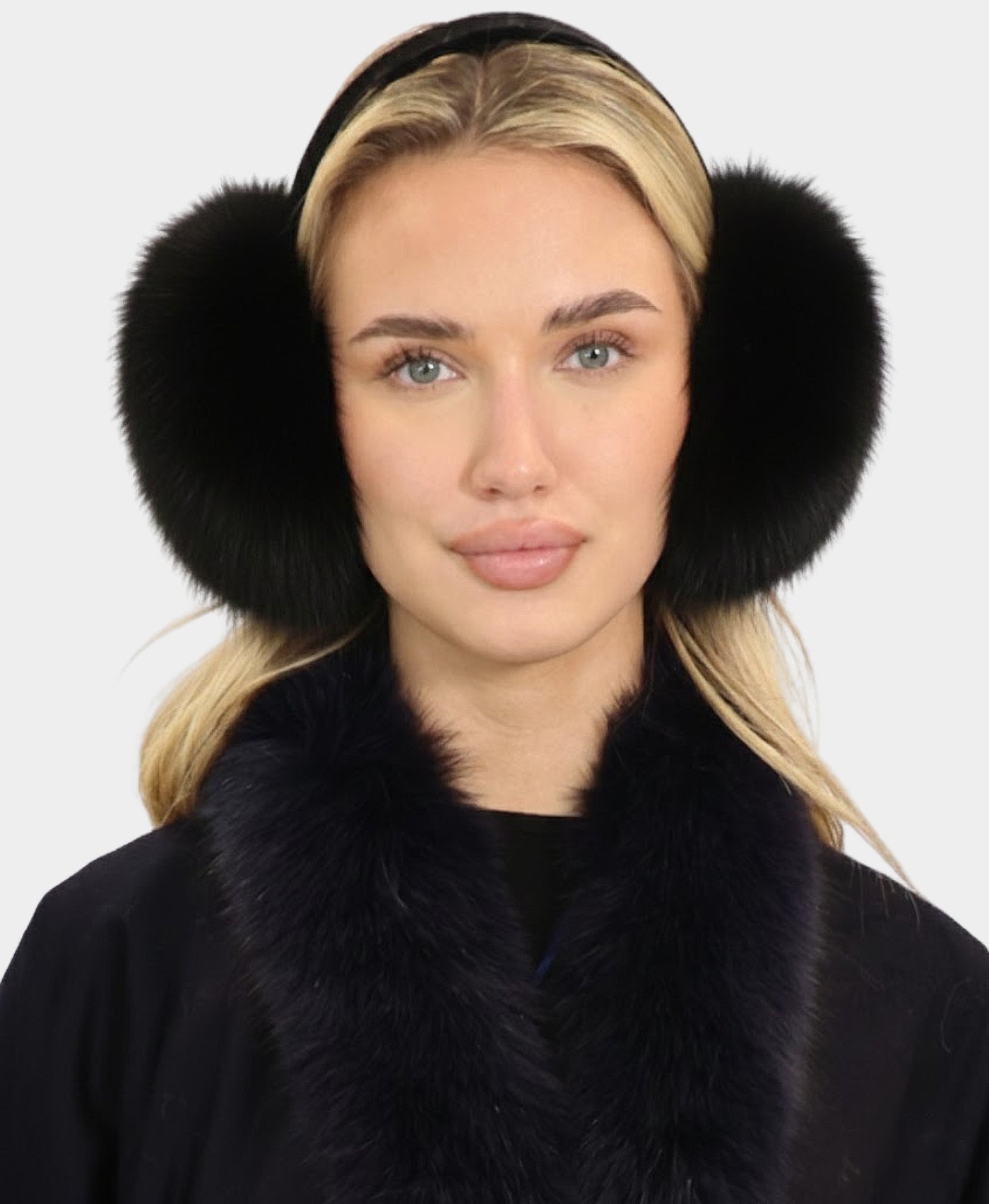 Fox Earmuffs w/ Velvet Band view 1