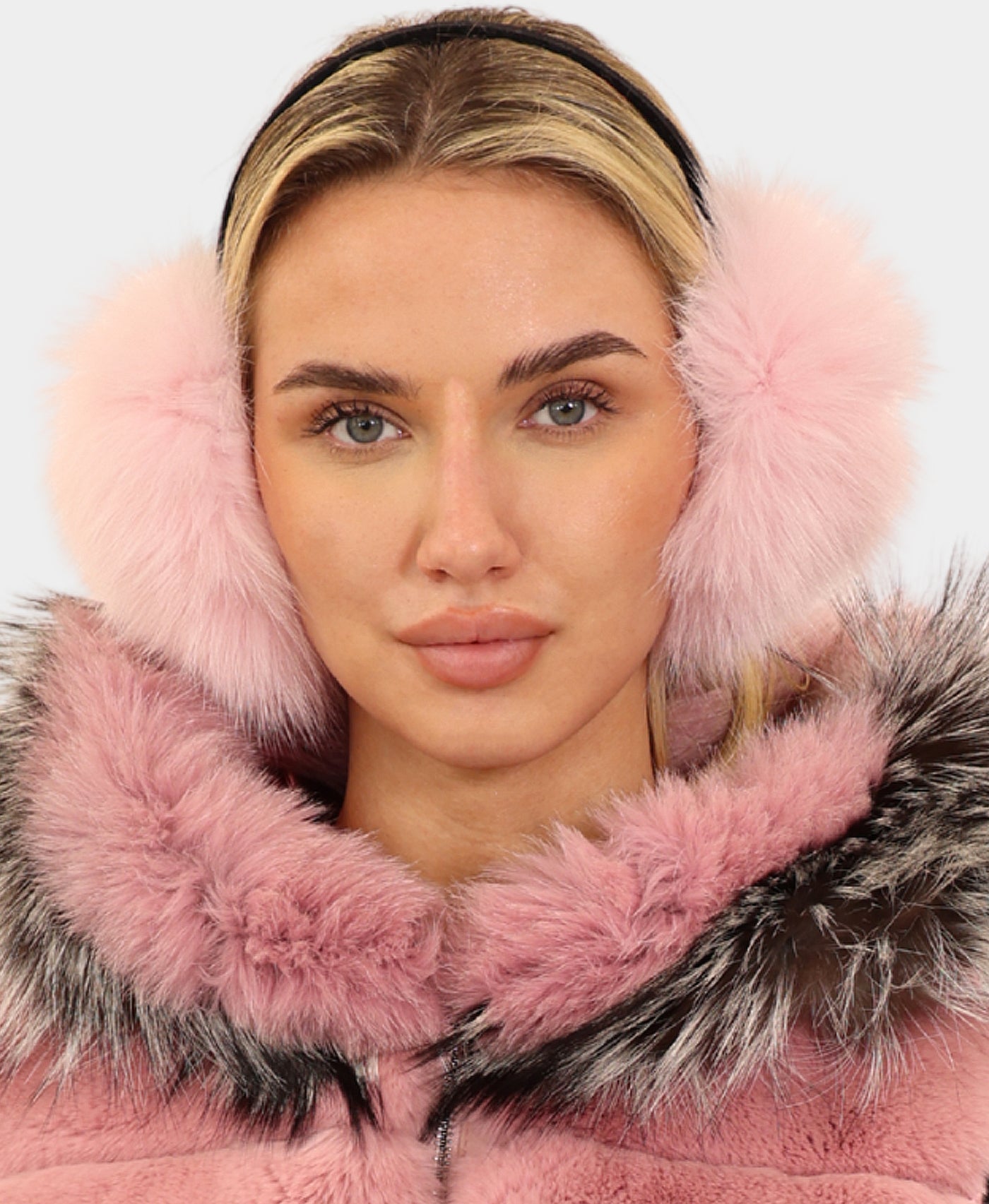 Fox Earmuffs w/ Velvet Band view 1