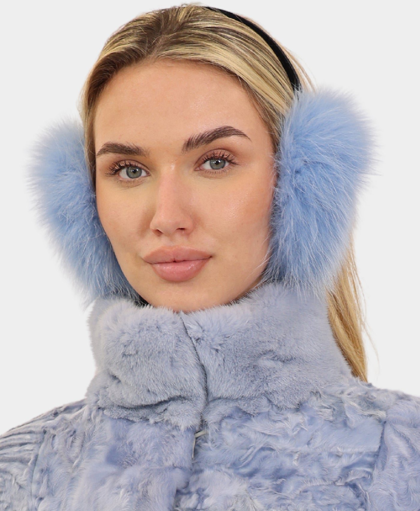 Fox Earmuffs w/ Velvet Band view 1