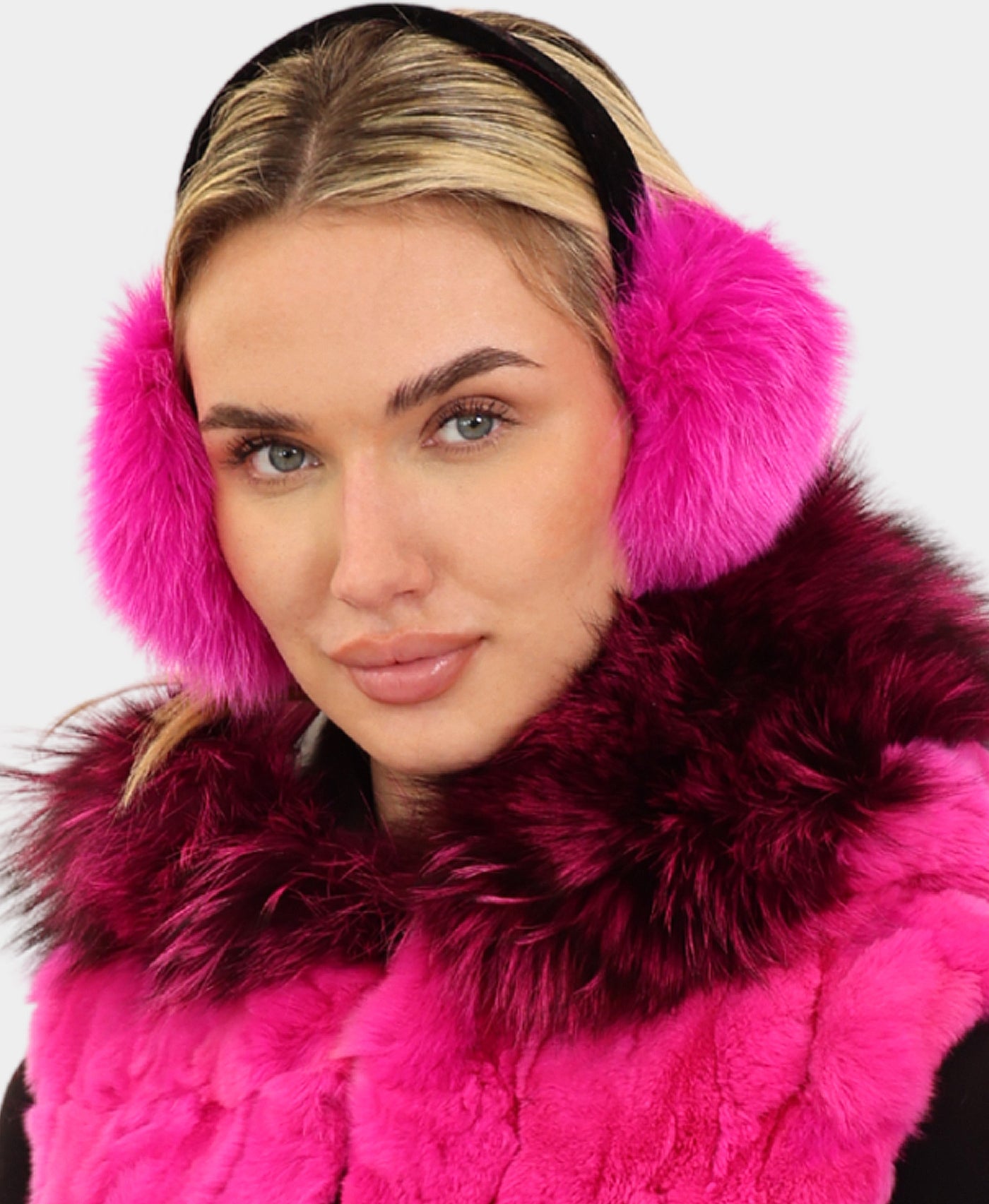 Fox Earmuffs w/ Velvet Band view 1