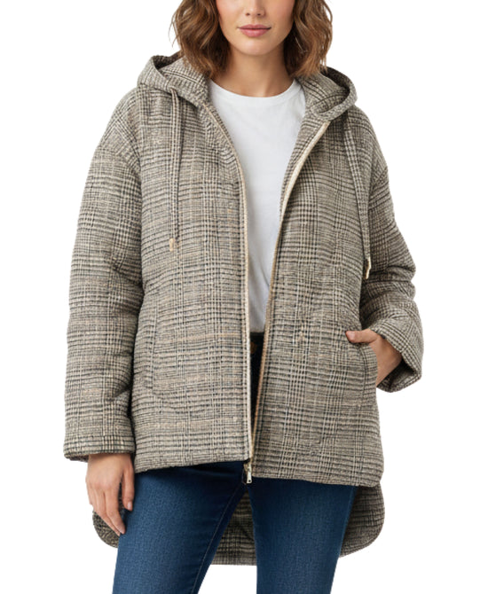 Plaid Jacket w/ Hood view 
