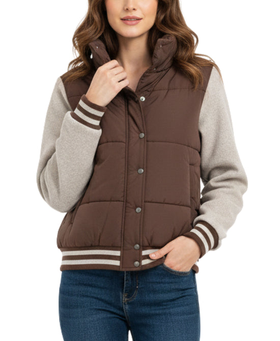 Quilted Varsity Jacket view 