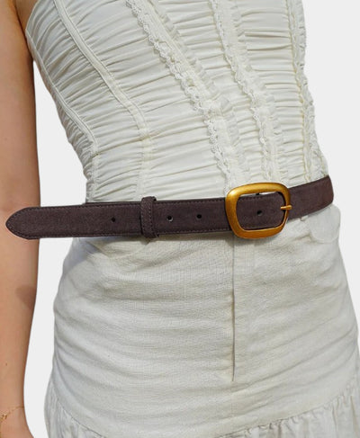 Suede Buckle Belt image 2