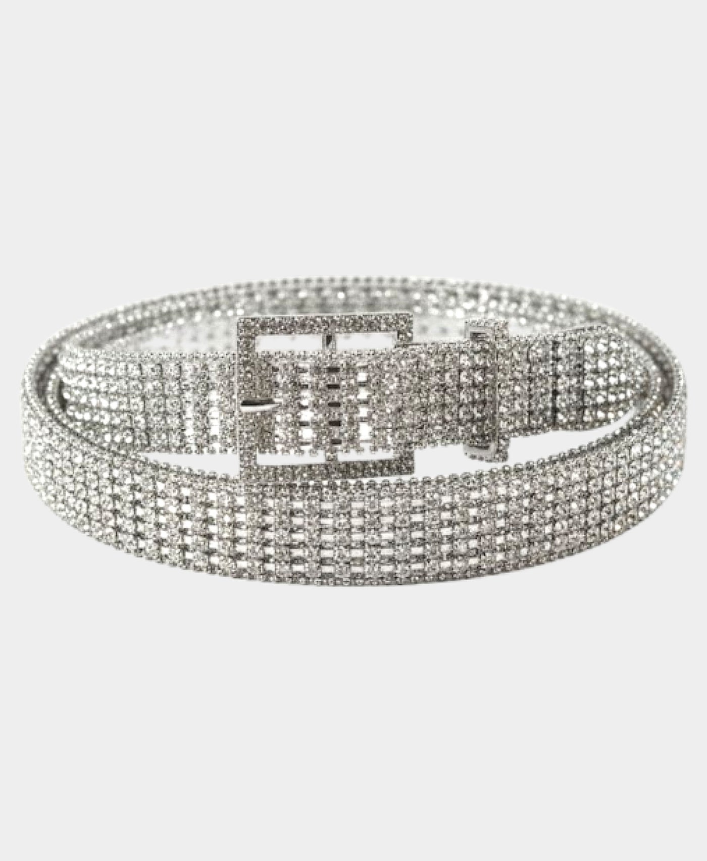 Crystal Mesh Buckle Belt view 1