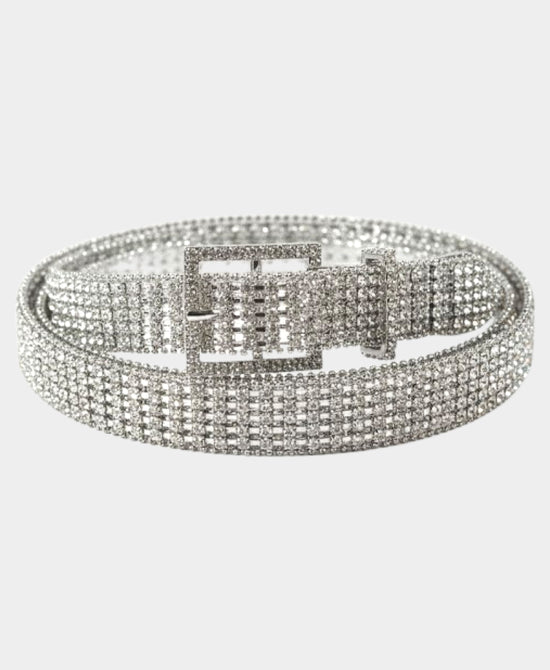 Crystal Mesh Buckle Belt view 