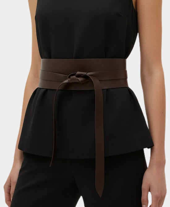 Leather Wrap Belt view 