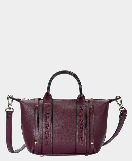 
Logo Printed Crossbody Bag in PRUNE view 1