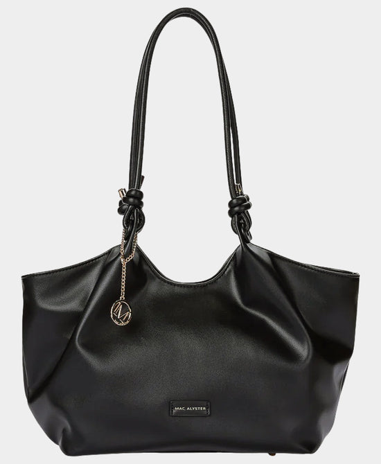
Faux Leather Tote Bag in NOIR view 1