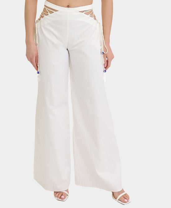 Pants w/ Lace Sides & Evil Eye Detail view 1