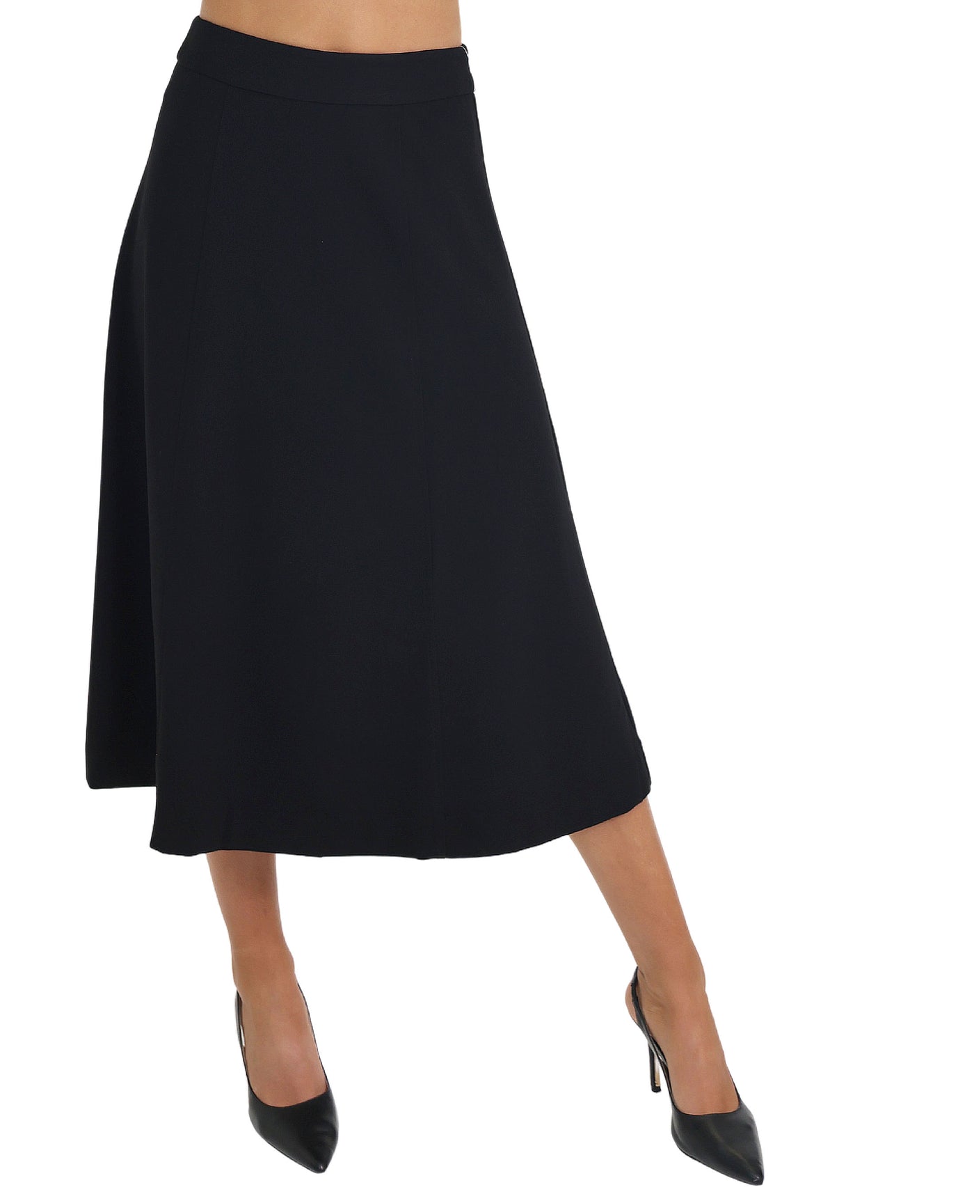 Solid Midi Skirt view 1