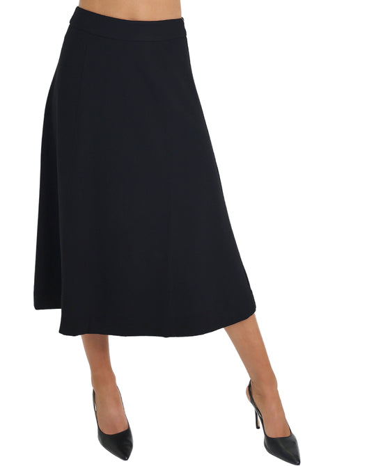 Solid Midi Skirt view 