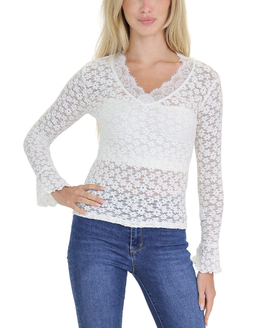 Lace Top view 