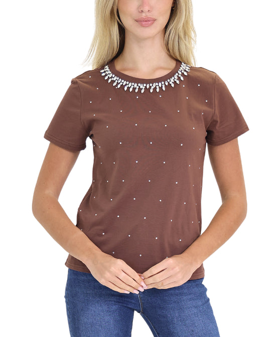 Jeweled Tee view 