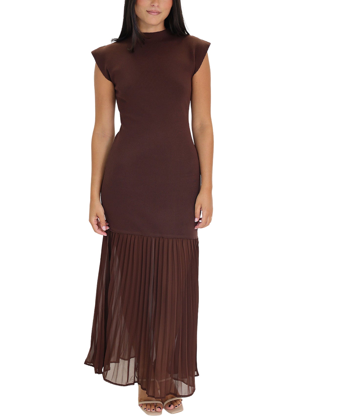 Knit Dress w/ Pleated Bottom view 1