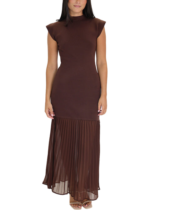Knit Dress w/ Pleated Bottom view 