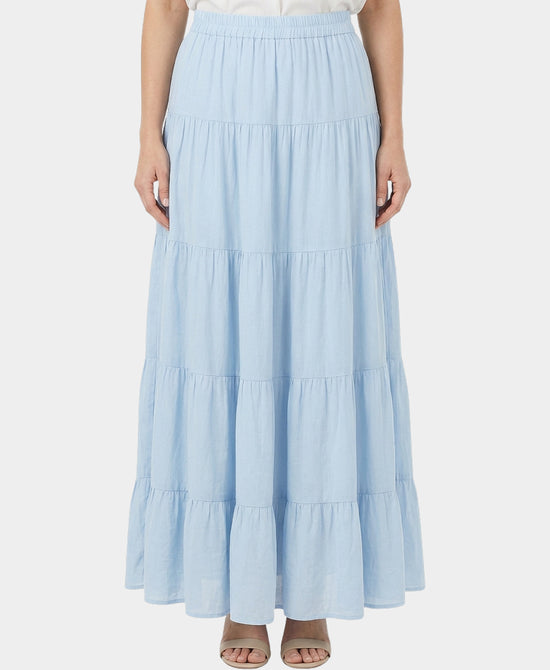 Tiered Maxi Skirt view 1