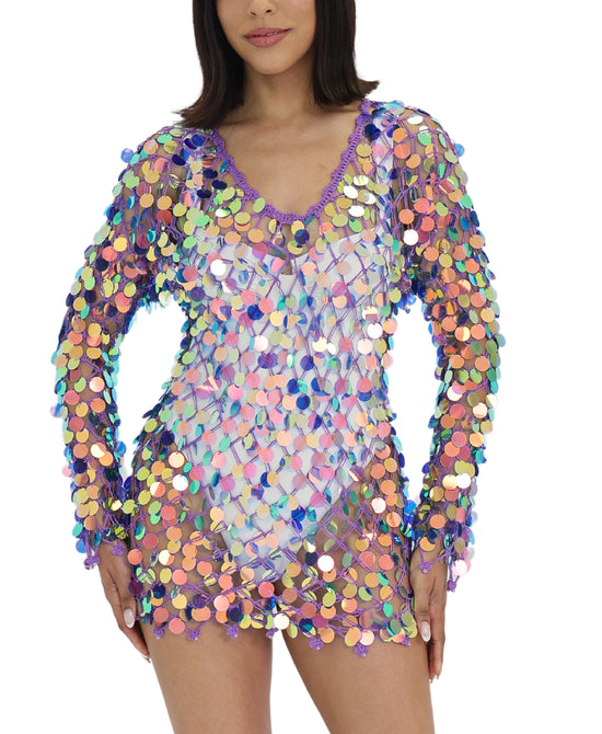 Sequin Swim Cover-Up view 