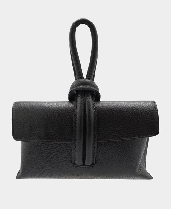 Leather Loop Handle Handbag view 