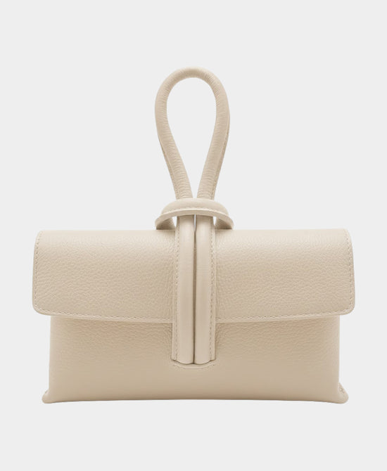 Leather Loop Handle Handbag view 