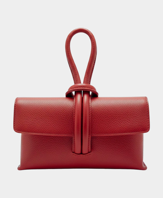 Leather Loop Handle Handbag view 