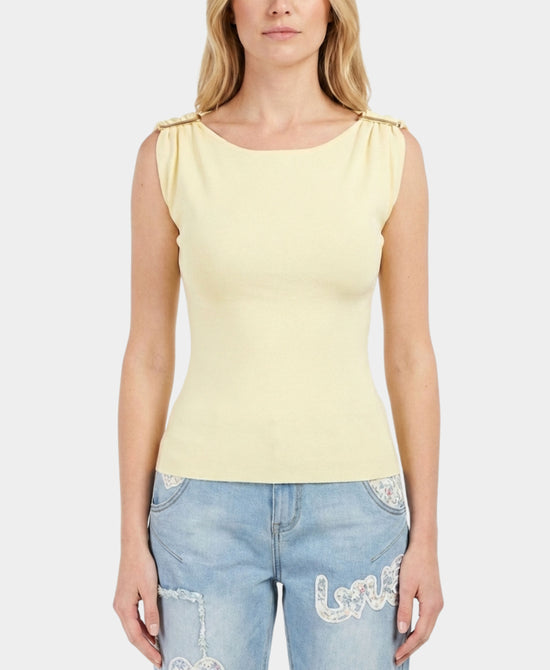 Knit Top w/ Gold Hardware view 1