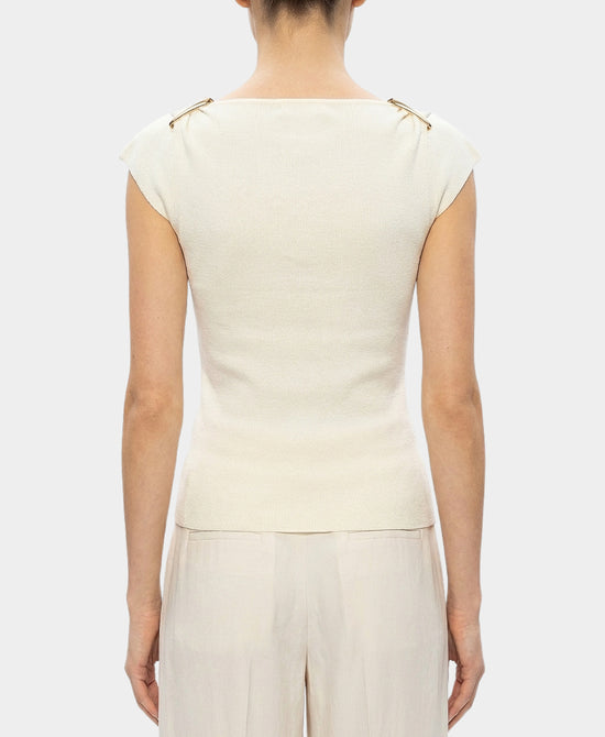 Knit Top w/ Gold Hardware view 2