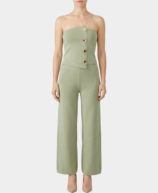 Knit Tube Top and Knit Pants Set- 2 Pc Set view 1