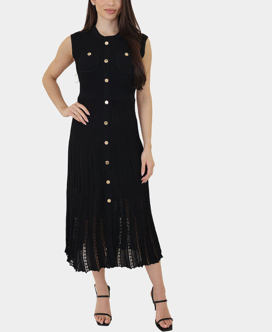 Cable Knit Midi Dress view 