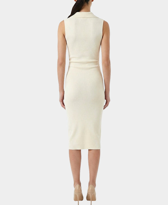 Knit Dress w/ Gold Button Detail view 2