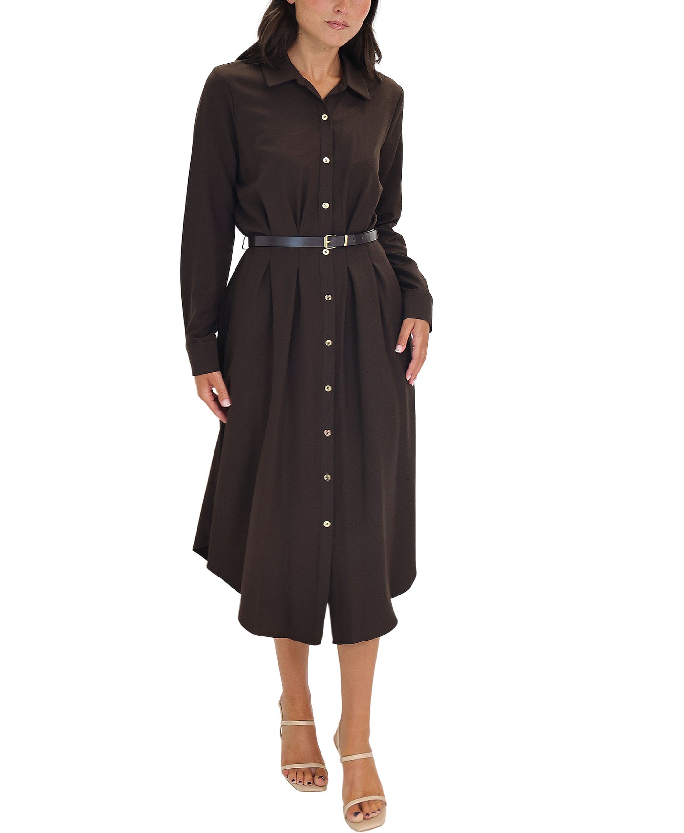 Shirt Dress w/ Belt view 1
