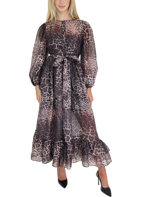 Leopard Print Maxi Dress view 