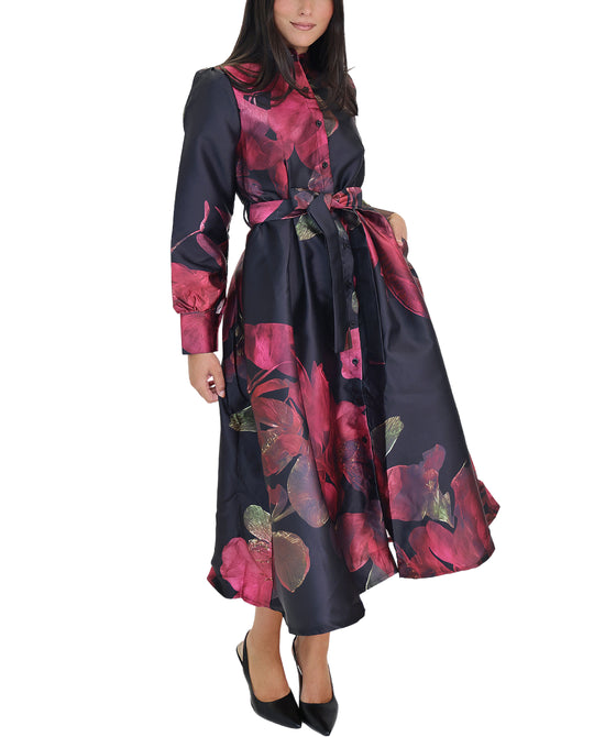 Floral Print Maxi Dress view 