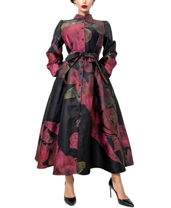Floral Print Maxi Dress view 