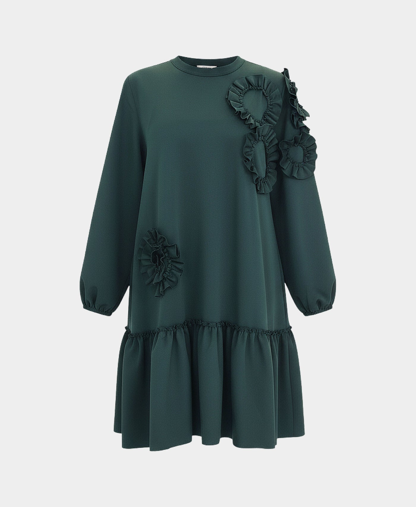 Dress w/ Ruffle Flowers view 2