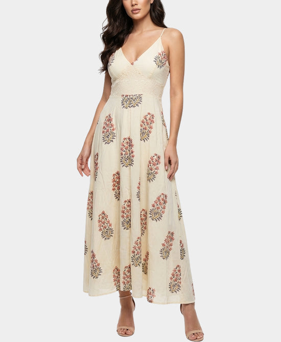 Floral Print Maxi Dress view 1