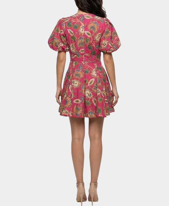 Floral Print Mini Dress view 2