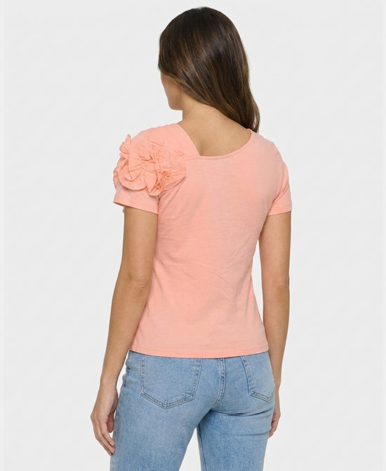
Top w/ Flower Detail in PINK view 2