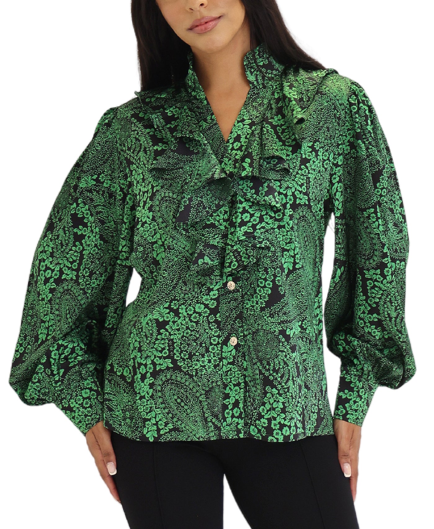 Floral Ruffle Blouse view 1