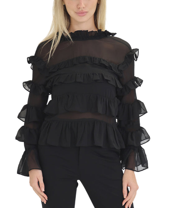 Ruffle Tiered Blouse view 