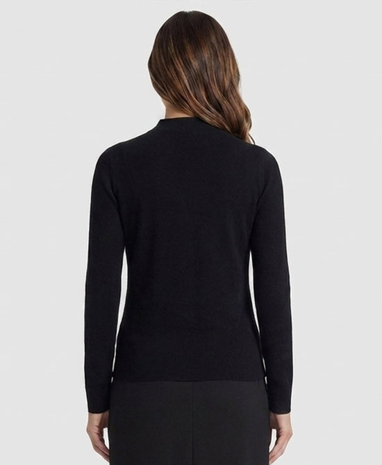 
Beaded Flower Sweater in BLACK view 2