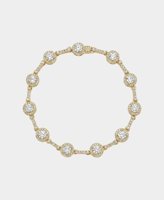 
Cubic Zirconia Tennis Bracelet in GOLD view 2