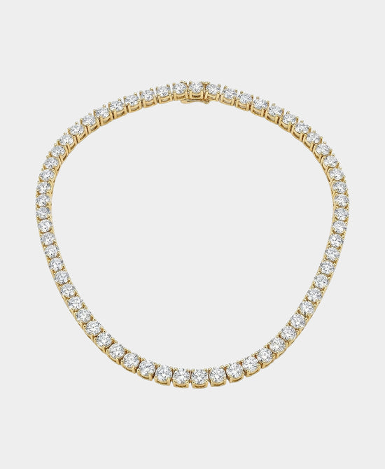 
Cubic Zirconia Tennis Necklace in GOLD view 2